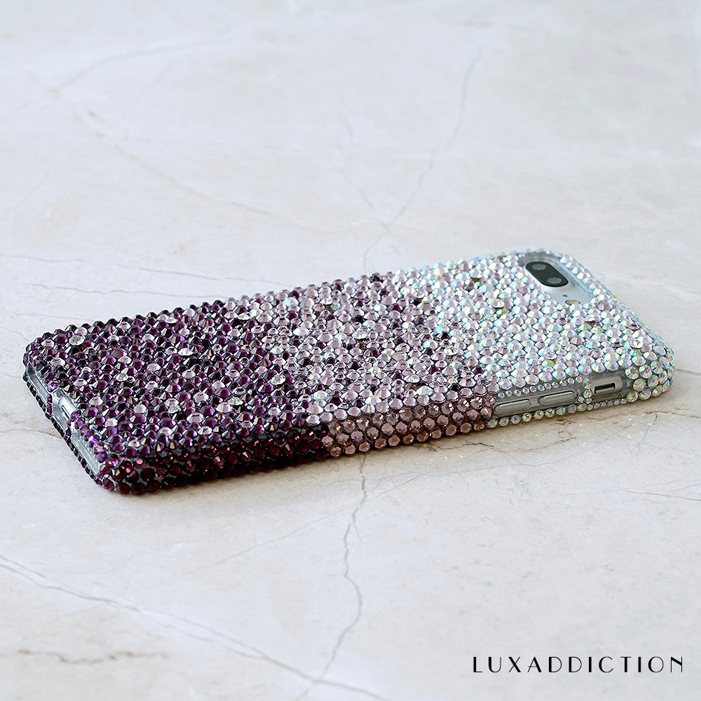 AB Crystals Faded To Dark Purple iphone case