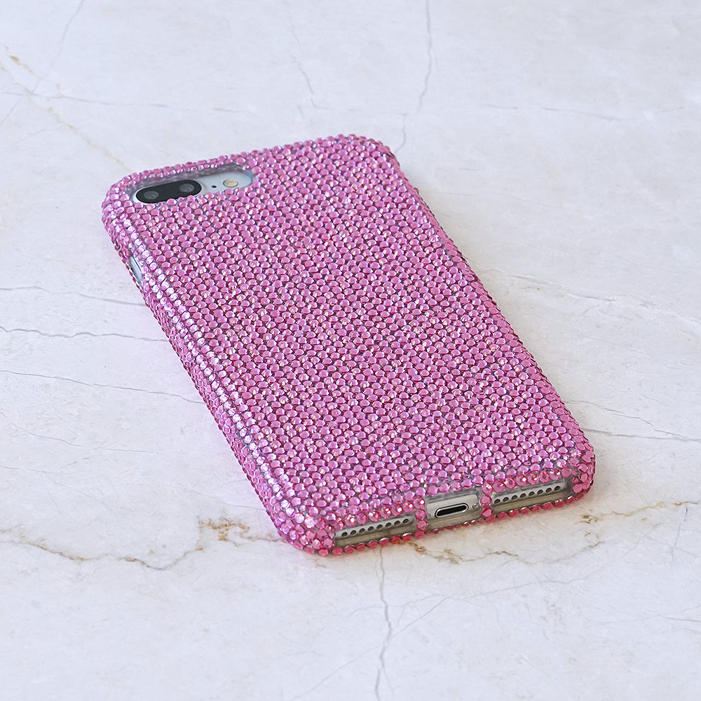 pink crystals iphone xr case