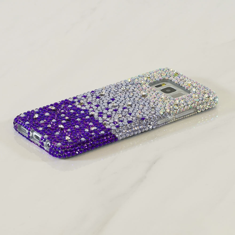 ab crystals faded purple samsung s9 plus case