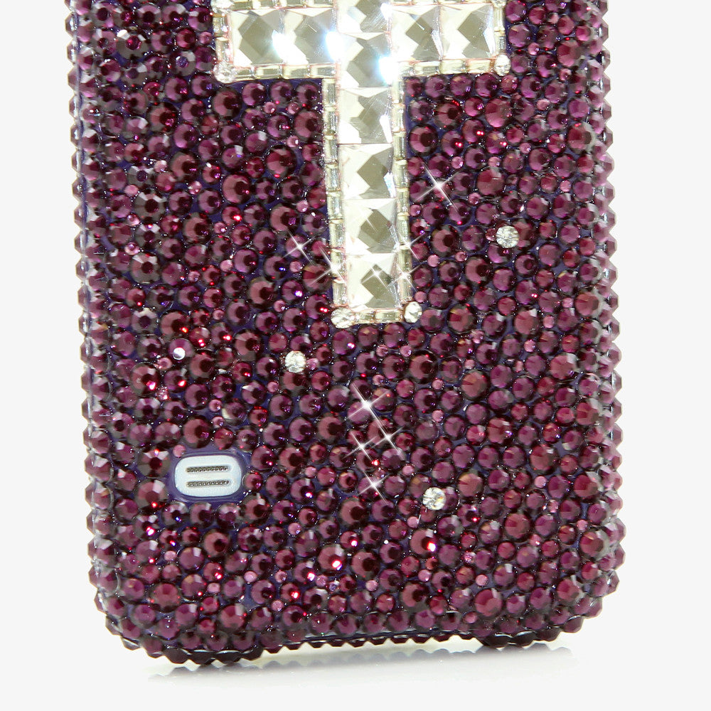 Dark Purple Cross Design case made for Samsung Note 4