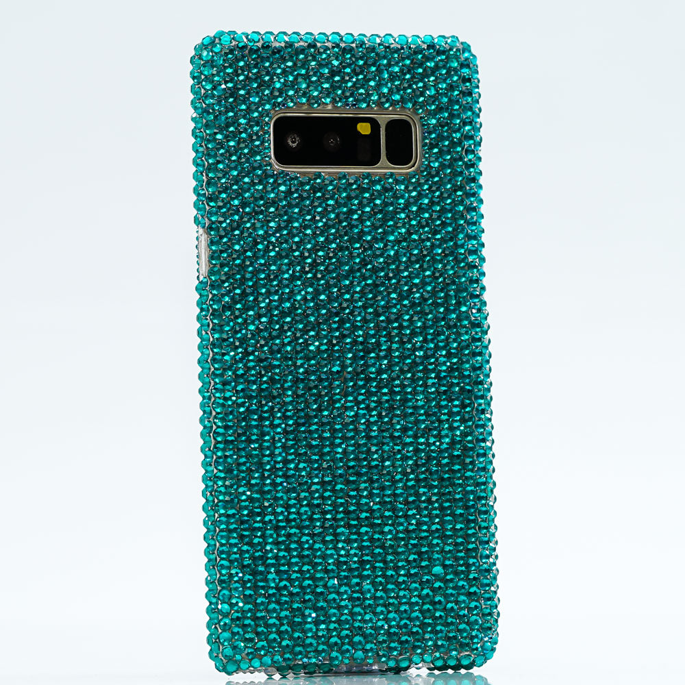 Turquoise crystals samsung note 9 case