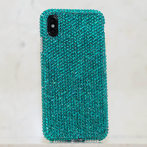 Turquoise Crystals iphone xs case