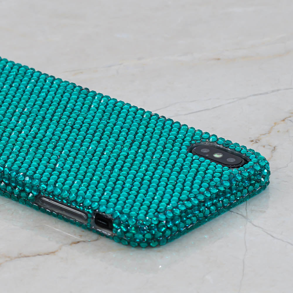 Turquoise Crystals samsung note 10 case