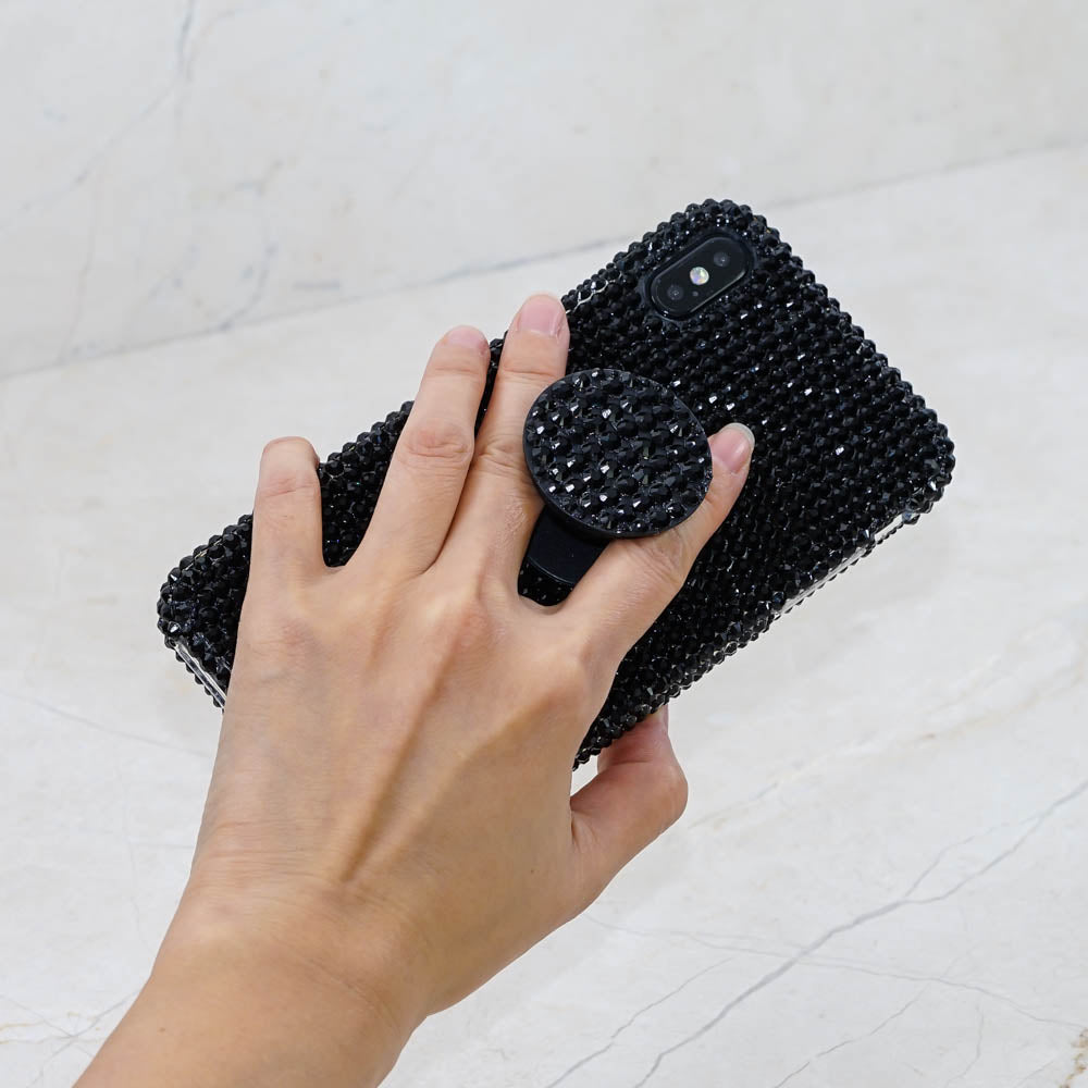 Custom Bling Pop Socket AUSTRIAN CRYSTALS Phone Grip iPhone Holder  Bedazzled